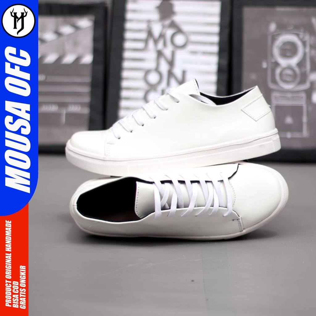 Sepatu Sneaker Kasual Kulit Syntetic Pria Original Mousa Britin