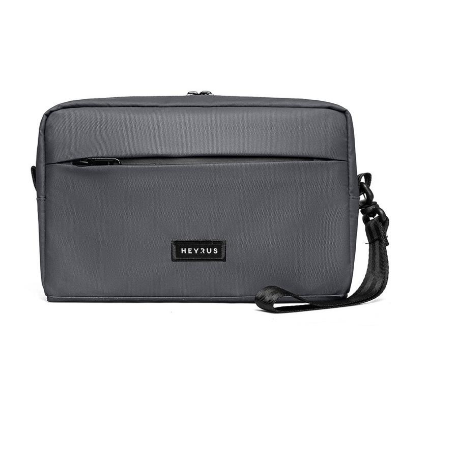 ❃ HEYRUS RUSEL I Handbag Aruna Grey I Handbag Pria I Clutch pria ➳