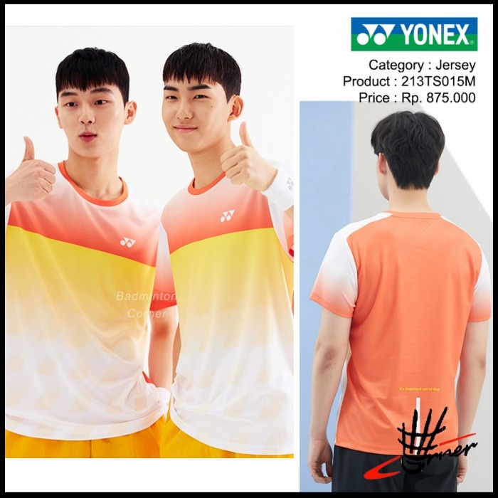 Baju Badminton Kaos Bulutangkis Jersey Yonex Korea 213Ts015M Original