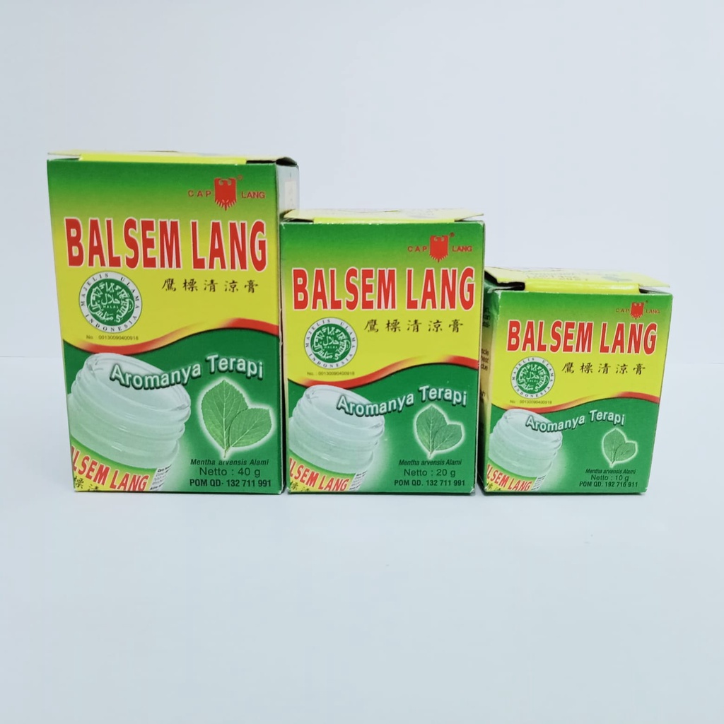 Balsem LANG 10gr 25gr 50gr - Kecil Sedang Besar