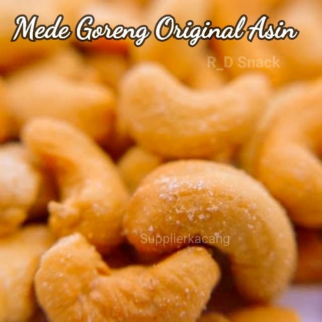 

Best Seller 1Kg Mede Goreng ORIGINAL Asin - kacang mete - fried cashew - ORI ASIN