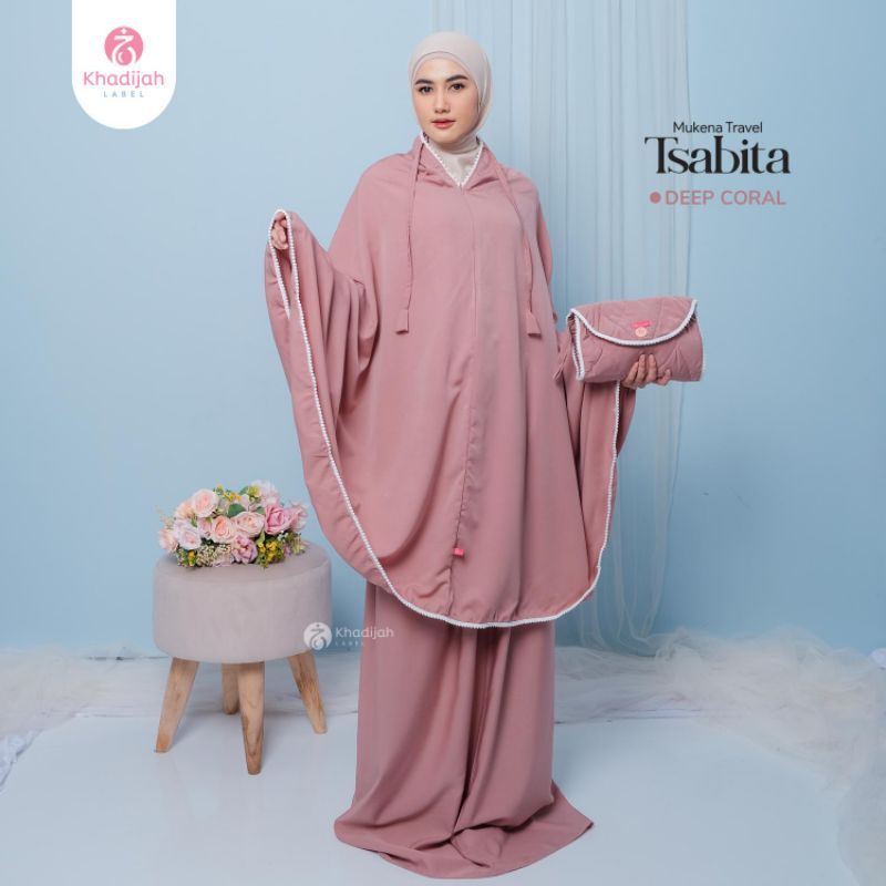 Mukena Dewasa Semi Jumbo 2in1 Tsabita Khadijah Label