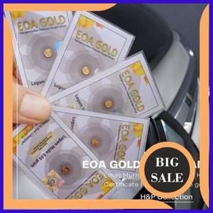 Emas EOA gold 0.05 gram emas murni 24 K logam mulia 999 1M4R23 perkakas