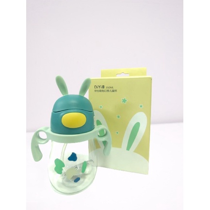 [TULALA SHOP]BOTOL JERAMI ANAK/Botol Model Rabbit 270ML-350ML Botol Minum Anak/Karakter rabbit Bear Tutup Clip/ Botol Import Yang Lucu/