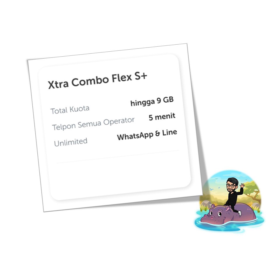 XTRA COMBO FLEX S+ - KUOTA XL - PAKET DATA XL
