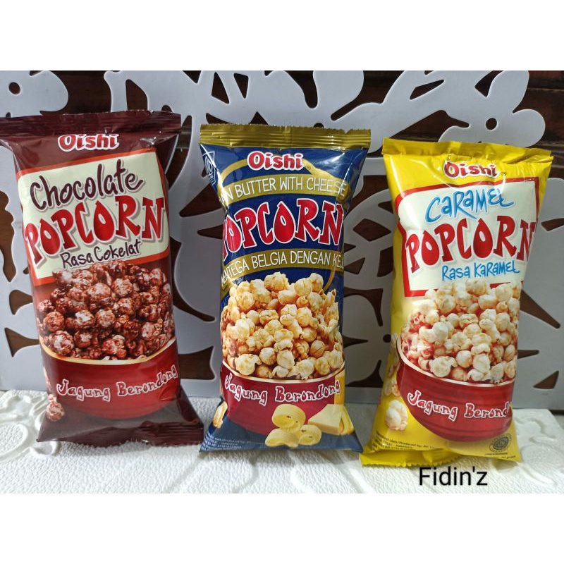 

Popcorn Oishi Caramel 20gr (Kemasan Mini)