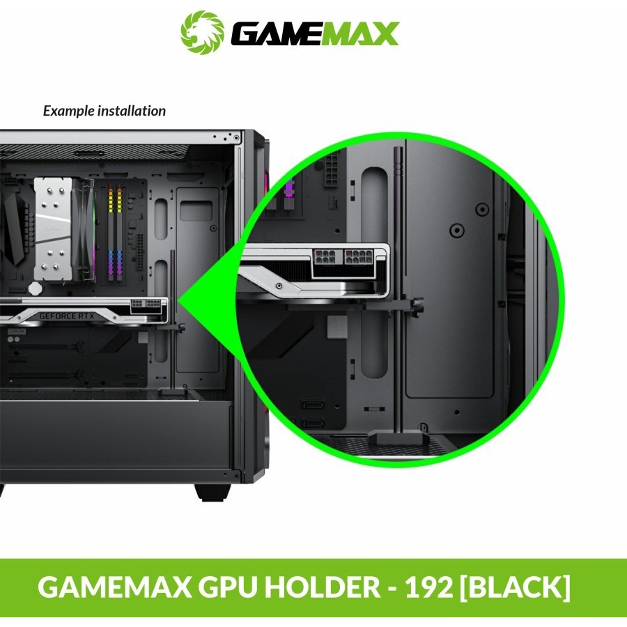 GameMax GPU-192 Black VGA Holder