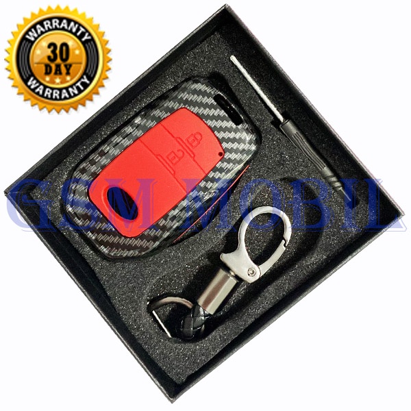 Case Carbon Smartkey Cover Key Kunci Toyota Innova Venturer - 7116