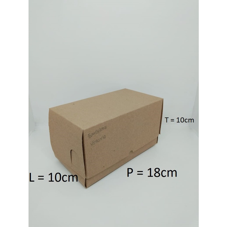 

BOMBOLONI BOX KRAFT S 18X10X10 CM 10pcs LAMINASI 325 GSM