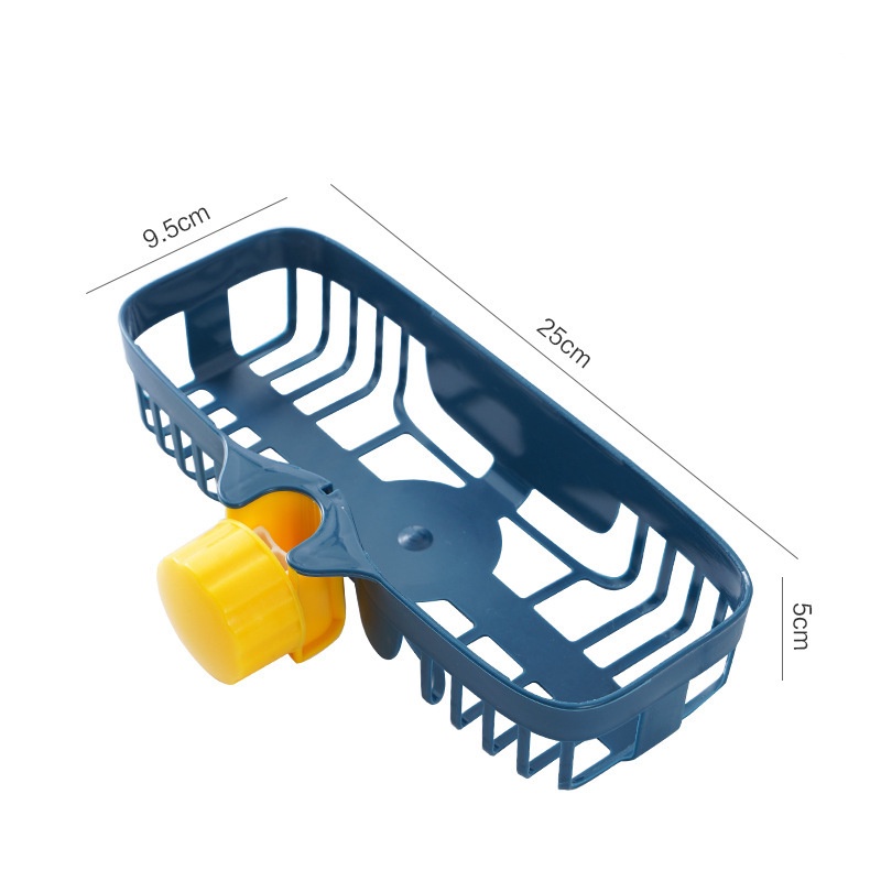 Rak Saringan &amp; Penyimpanan Wastafel Anti Karat Tempat Saringan Spon Sabun Cuci Piring Rak Gantung Keran Air Wastafel Tempat Sabun Batang Rak Gantungan Keran Plastic Tempat Spons Cuci Piring Wastafel Multifungsi