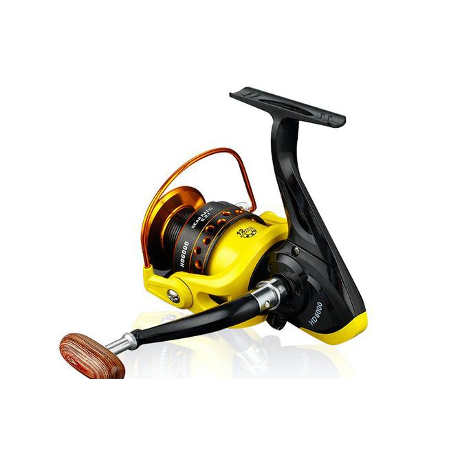 REEL KUNING SPOOL METAL 12BB HD SERIES LIEYUWANG 1000-7000