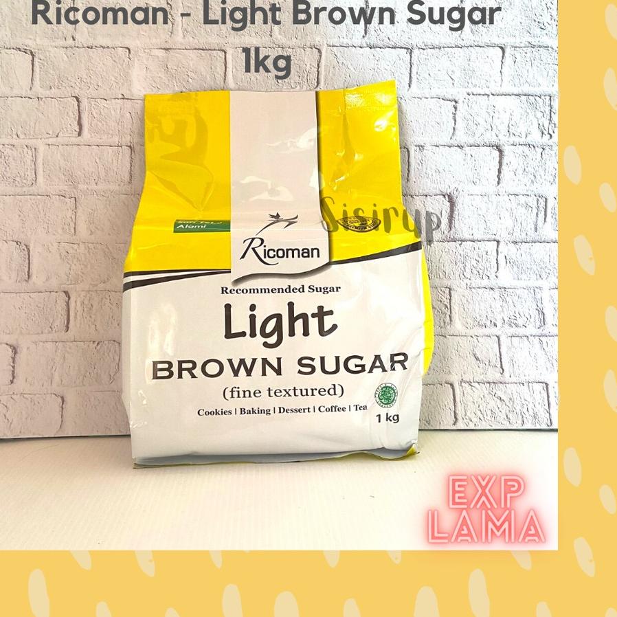 

❄ Light Brown Sugar Ricoman 1 KG / Light Ricoman ☞