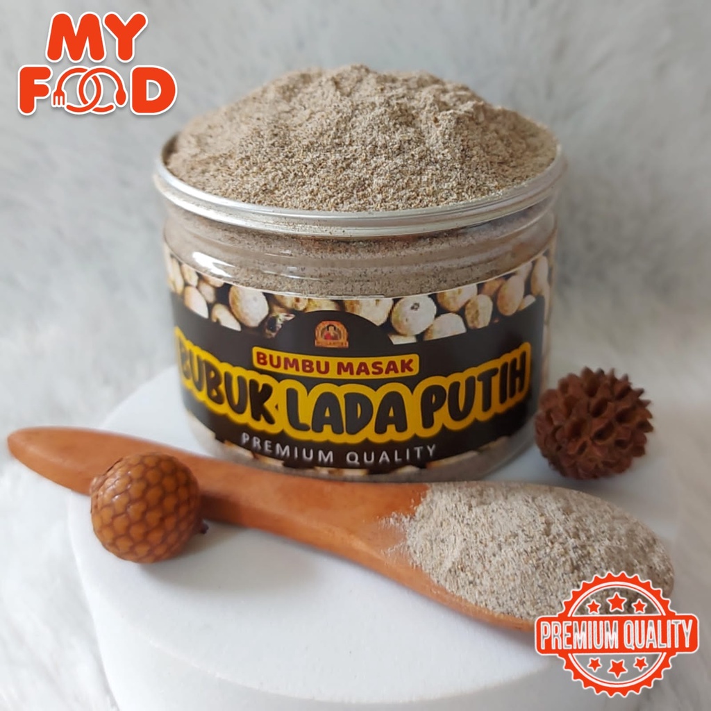 

[Myfoodofficial] - Can Rempah Lada Putih Bubuk Merica Bubuk Pure Ground White Pepper Kualitas Premium