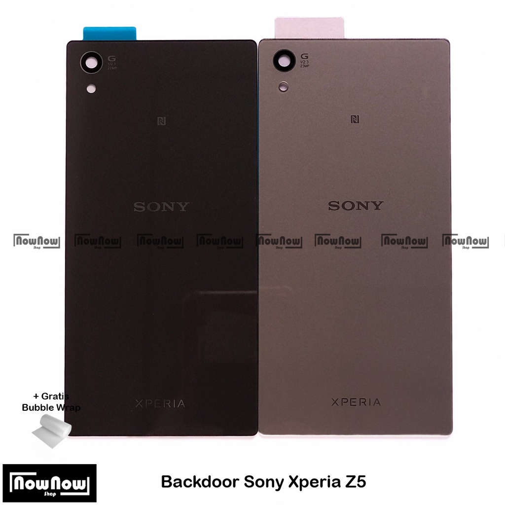 Backdoor Tutup Belakang Baterai Sony Z5 / Z5 Big / Z5 Docomo / Z5 Dual / Z5 Single / E6603 E6633 E6653 E6683 SO-01H 501SO SOV32 Backcover Back Casing Housing Cover Belakang Back Case Panel Replacement