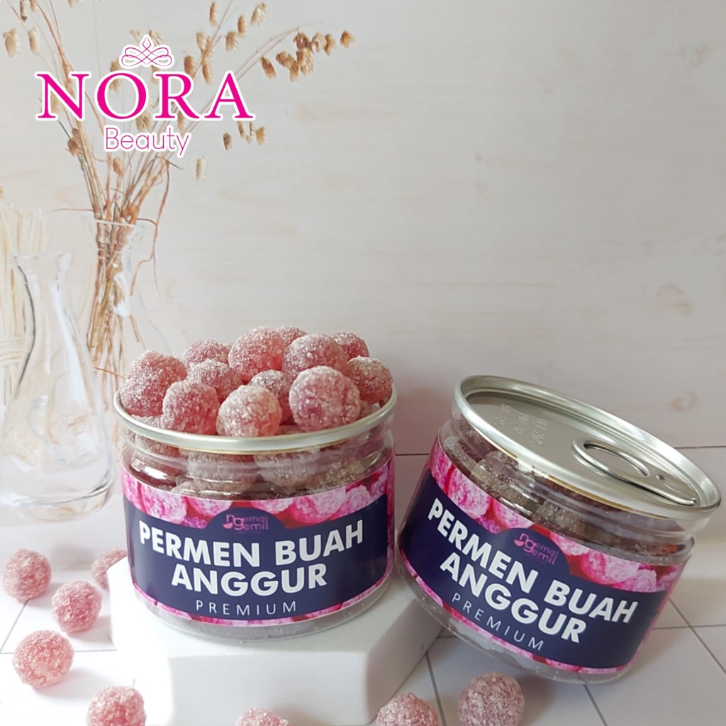 

Cemilan Permen Buah Anggur (Grapes Candy) Kemasan CAN Premium //murah