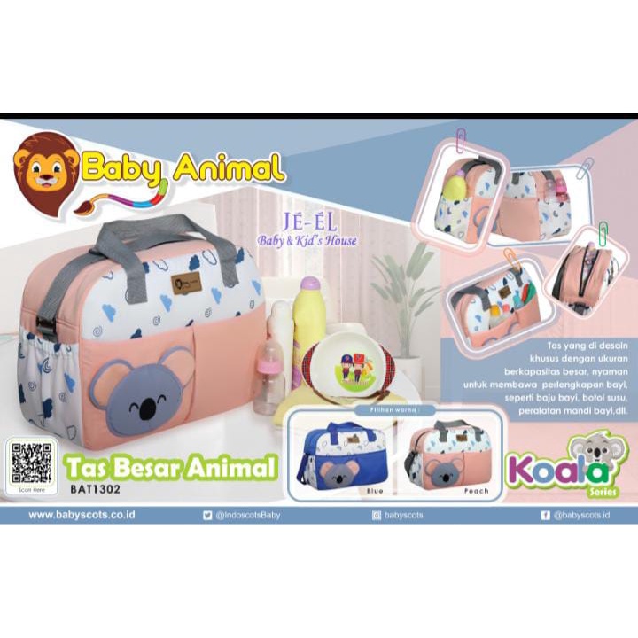 Baby Animal Tas Bayi  Koala Series Ukuran Sedang-BAT1103 Besar-BAT1302