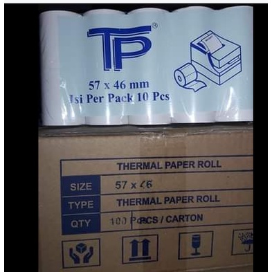 KERTAS THERMAL 57X46 TP STRUK KASIR 1 ROLL