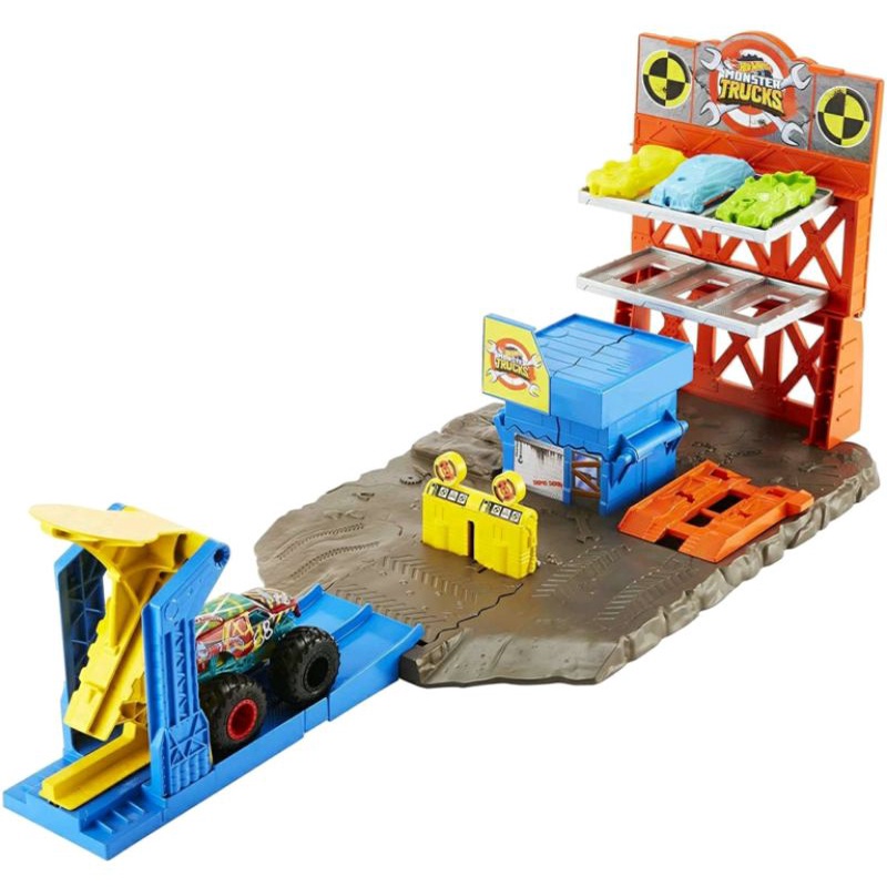 Hotwheels Monster Truck BLAST STATION .Track Play set Demo Derby.Original.