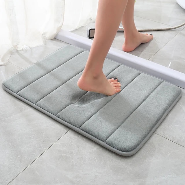 Keset Kamar Mandi Daya serap tinggi Memory Foam Mat Anti Slip/ Keset Dapur anti Slip.