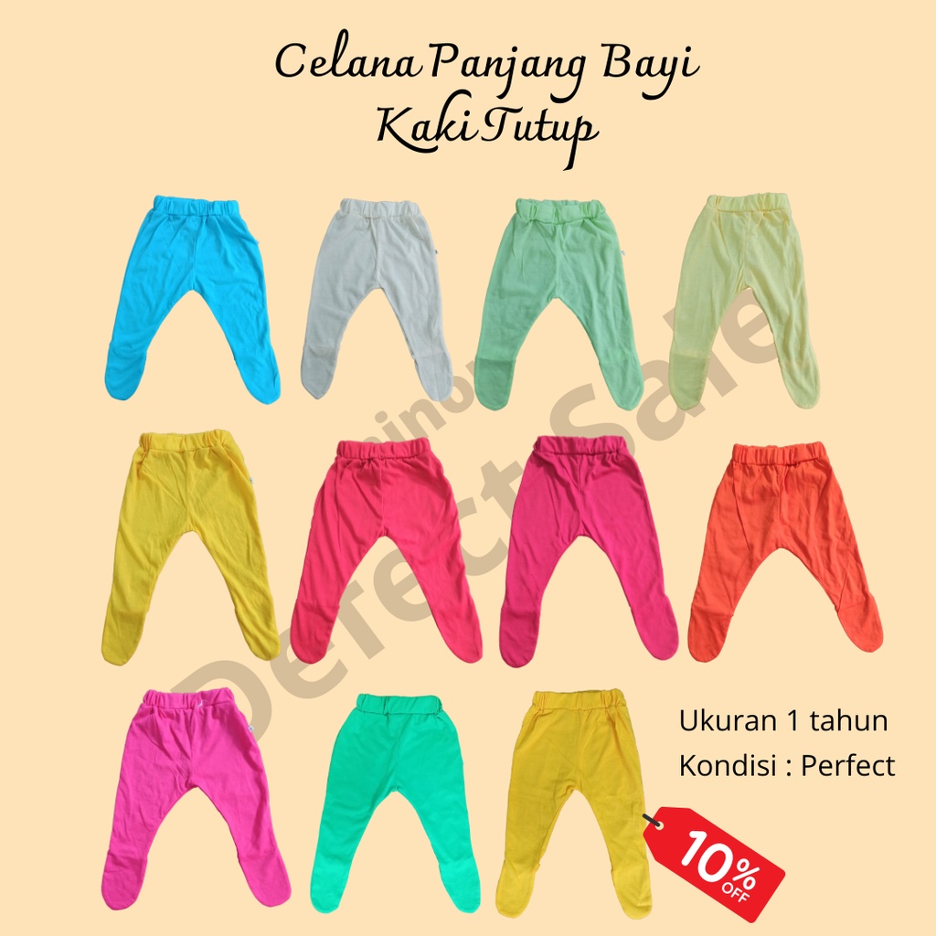 Celana Panjang Bayi Kaki Tutup (Defect Sale)