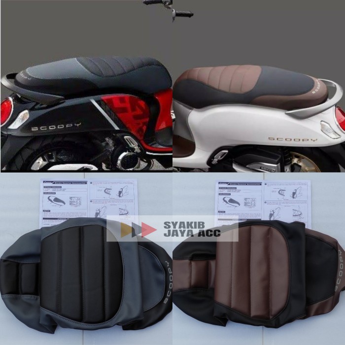 Terlaris Jok Sarung Jok / Seat Cover Honda Scoopy 2021 Original