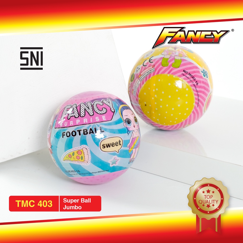 Mainan Anak Perempuan Bola Besar Edukasi Super Ball Jumbo Fancy Surprise Ball Viral Murah TMC 403