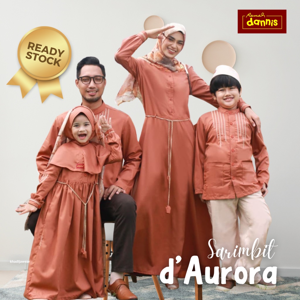 [READY STOCK] SARIMBIT D'AURORA DANNIS TERBARU 2023 SARIMBIT KELUARGA lebaran couplean idul fitri Te
