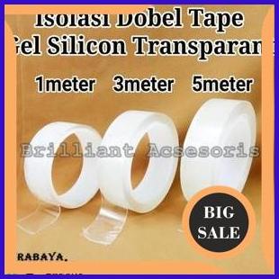 

Isolasi Dobel Tape 5meter - Gel Silicon NANO Transparant 1M4R23 accessories