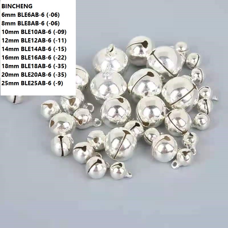 Bell lonceng kelintingan Warna Warni &amp; Silver Emas Uk 16-25mm Harga/200-500pc