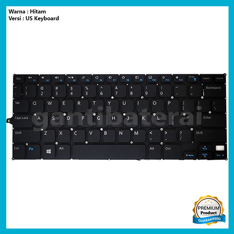 KEYBOARD DELL INSPIRON 11-3000 series 11-3147 11-3148 P20t-001 hitam