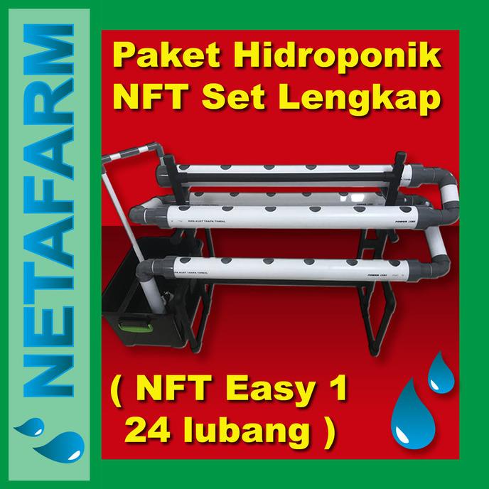 PAKET Hidroponik NFT set lengkap - NETAFARM NFT EASY1 bah02