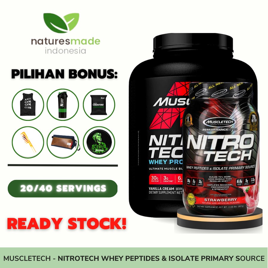 MuscleTech NitroTech Whey Peptides & Isolate Primary Source