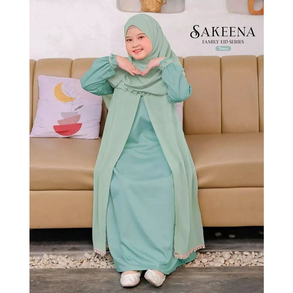 Sakeena Mom and Kids - gamis couple ibu anak / gamis couple /gamis couple keluarga terbaru 2023 lebaran / gamis couple keluarga / gamis couple ibu anak perempuan / baju couple ibu anak perempuan / baju couple lebaran / baju copel anak ibu / baju copel