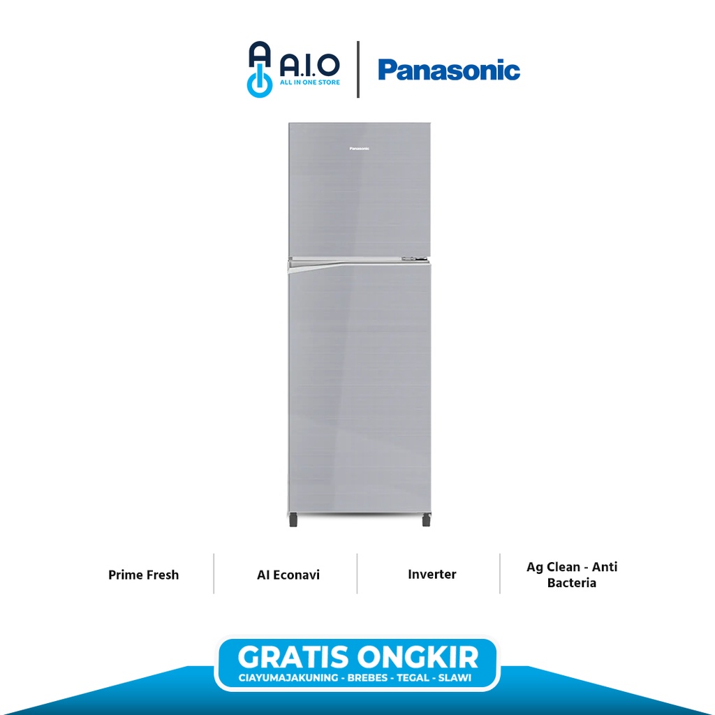 PANASONIC - KULKAS 2 PINTU - NR-BB331Q-S PROMO GRATIS ONGKIR