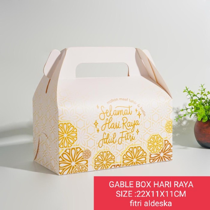 

Gable Box 22X11X11Cm Box Lebaran /Hampers Special Edition 027