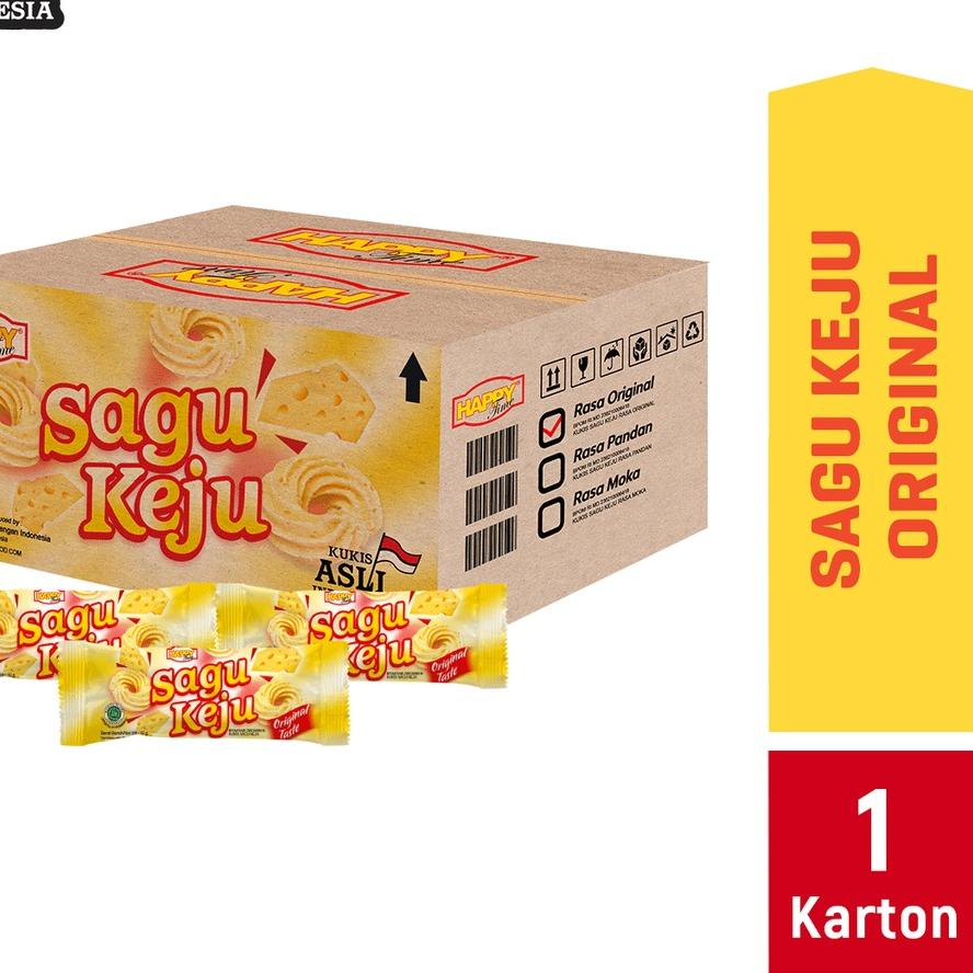 

✲ Happy Time Sagu Keju (1 Karton isi 6 pack) ♦