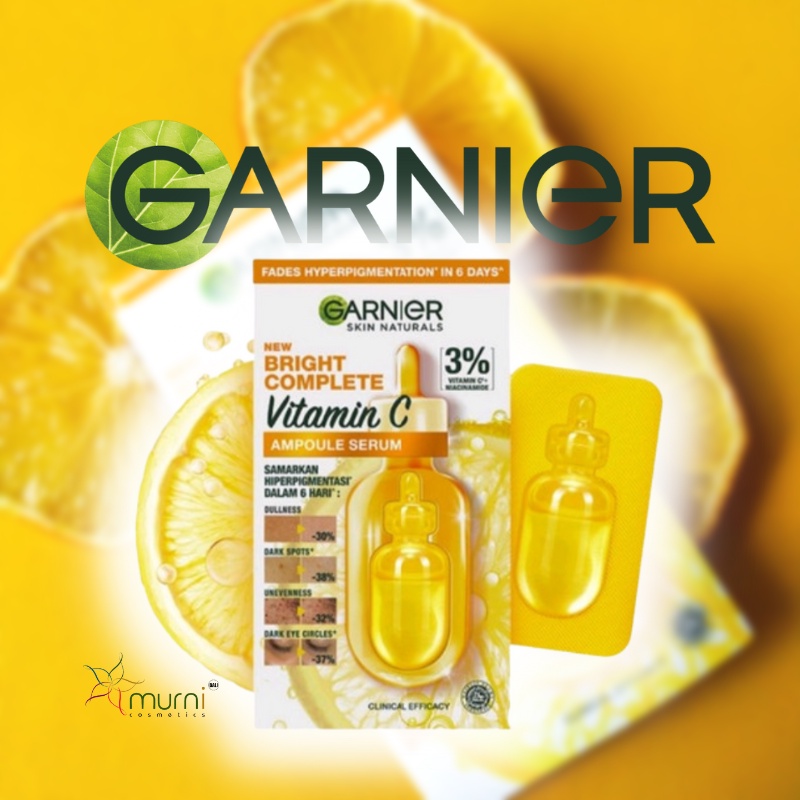 GARNIER BRIGHT COMPLETE VIT C AMPOULE SERUM 1,5ML  SACHET ECER