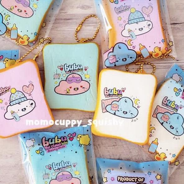 ✺ SQUISHY LICENSED mini toast baby bubu by momocuppy_squishy (ORI) ✾