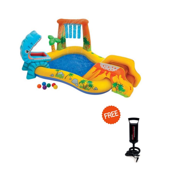 Terlaris Kolam Renang Intex Dinosaur Play Center 57444