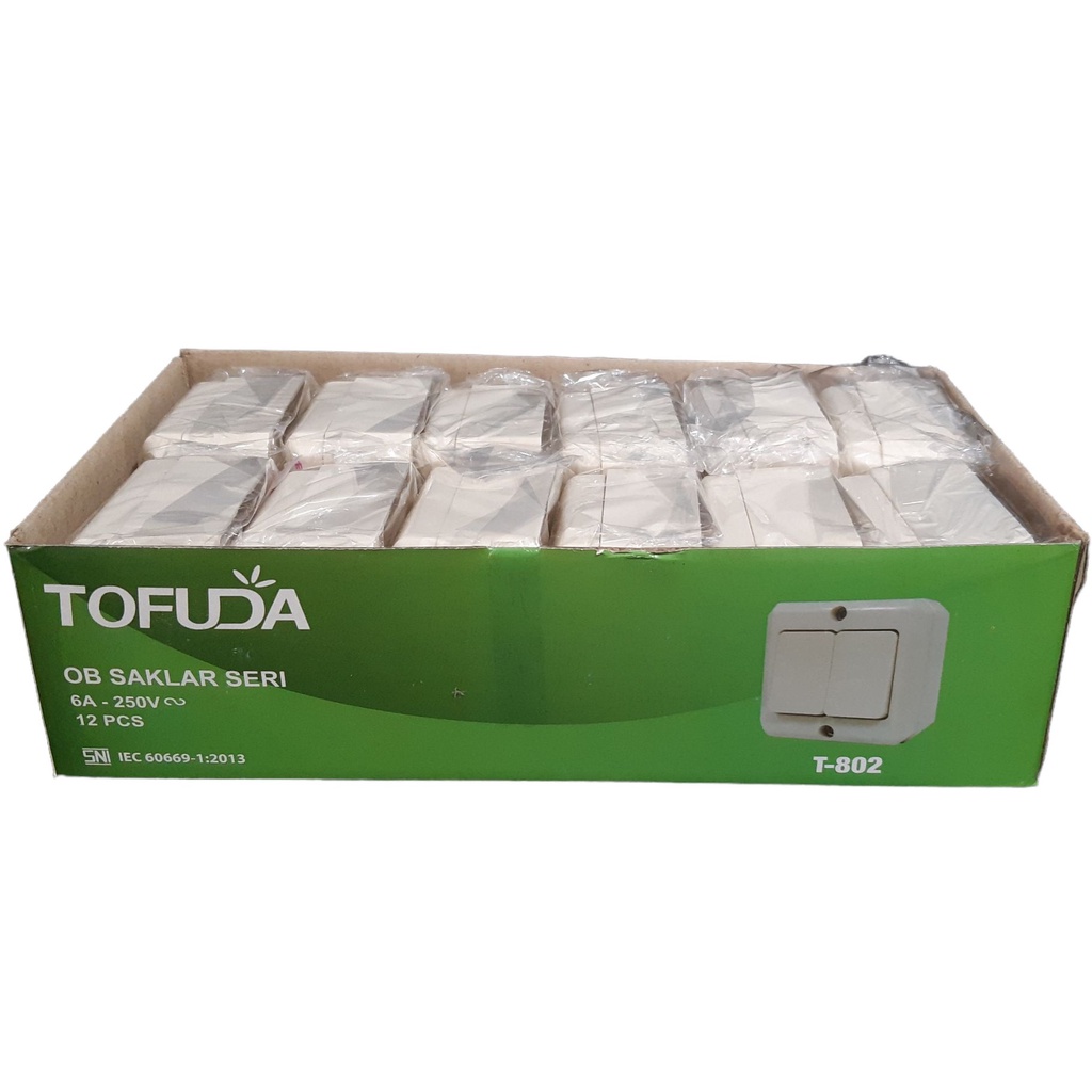 Paket 12 Pcs Tofuda Saklar Seri OB