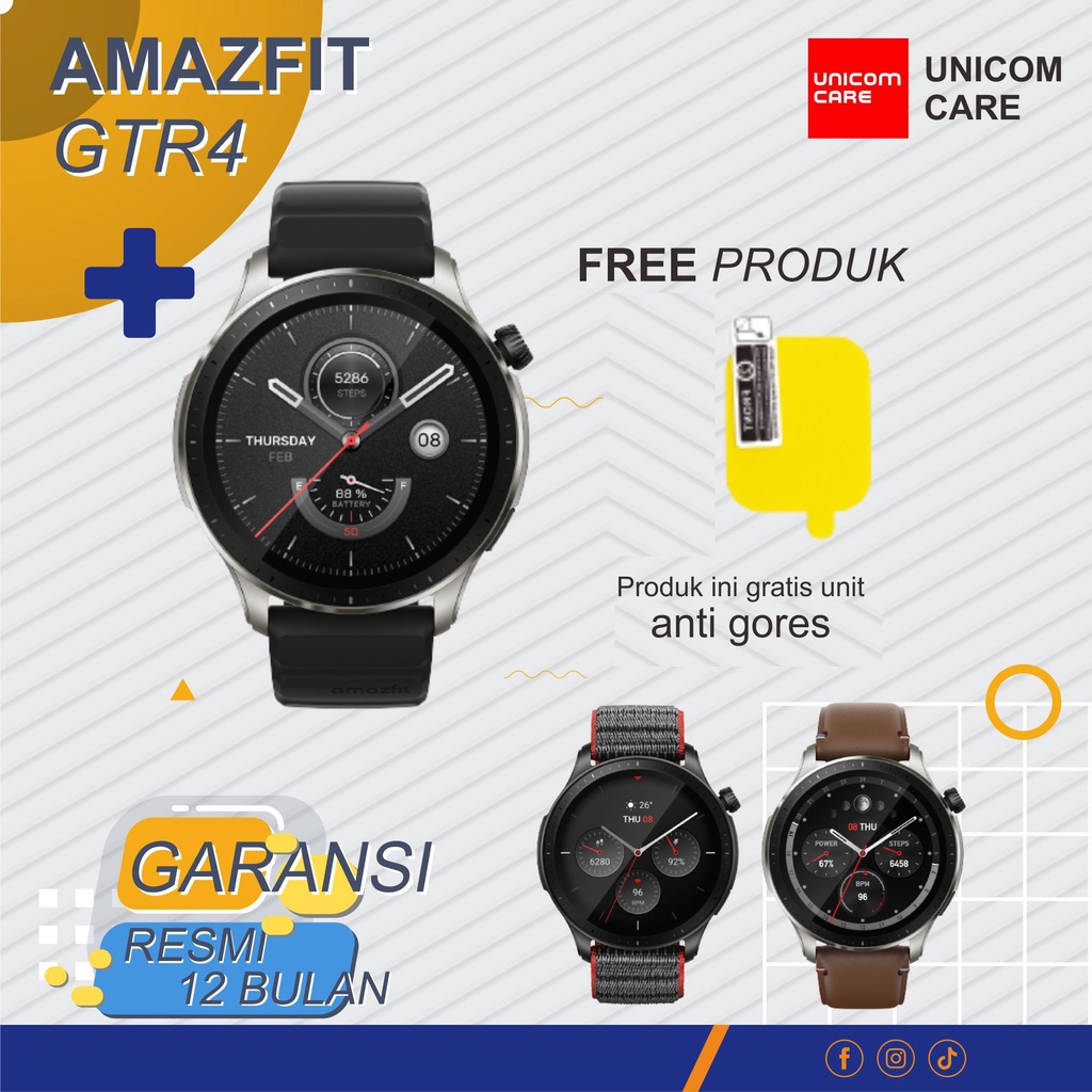 Amazfit GTR 4 Smartwatch Bluetooth Call GPS SpO2 150+ Sports Mode