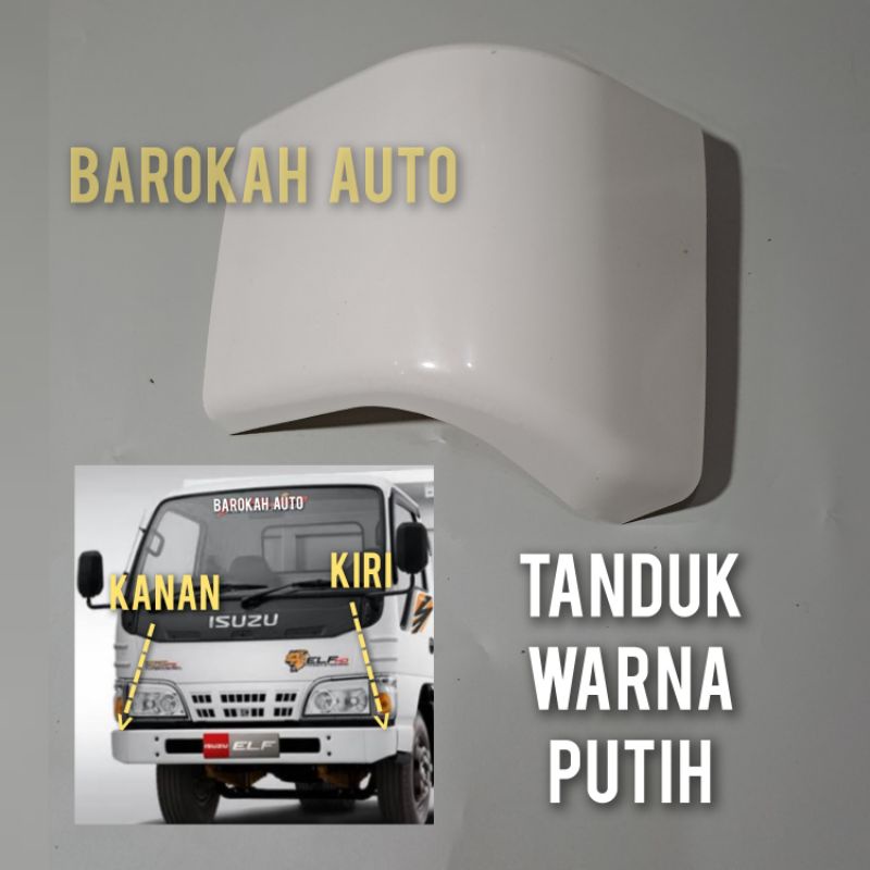 TANDUK BEMPER DEPAN ISUZU ELF NKR71 WARNA PUTIH