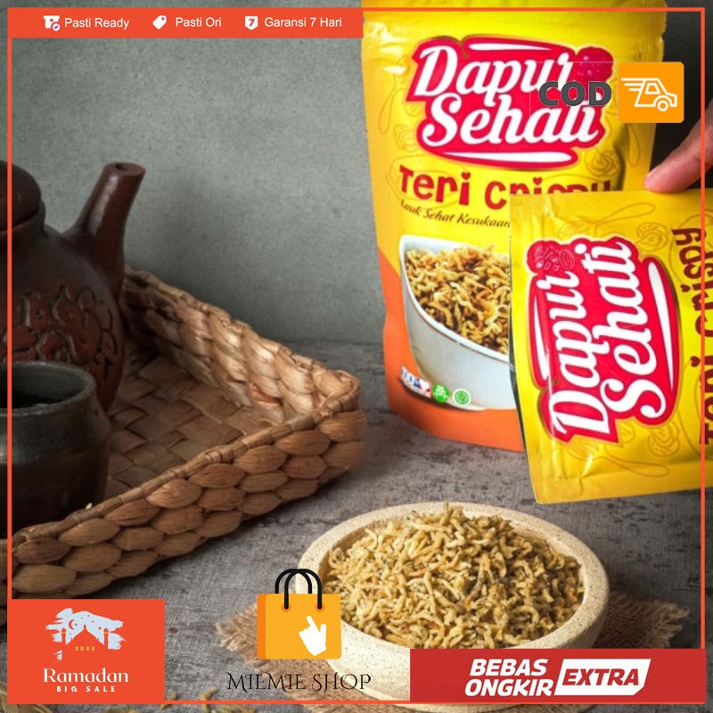 

Ikan Teri Crispy / Krispi Goreng Tepung Non MSG Si Bonbon - Teri NASI