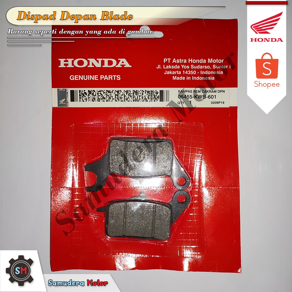 Dispad Depan Blade 06455-KWB-601