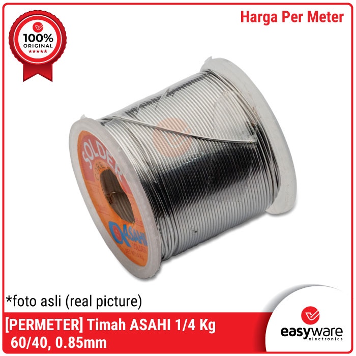 Timah ASAHI 0.85mm 60/40 Per Meter Core Wire ASAHI Timah 0.85 mm