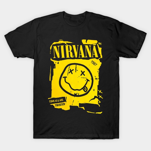 Kaos T shirt Musik Band Nirvana Poster unisex sampai ukuran jumbo