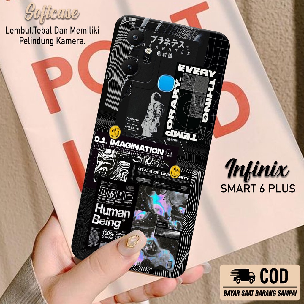 Case Hp Infinix Smart 6 Plus - Softcase Infinix Smart 6 Plus Terbaru - Casing Infinix Smart 6 Plus -