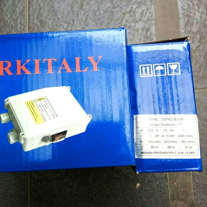 BOX PANEL POMPA SIBEL/ SUBMERSIBLE/SATELIT YORK 0,37KW/0,5 HP(1/2HP) #ORIGINAL