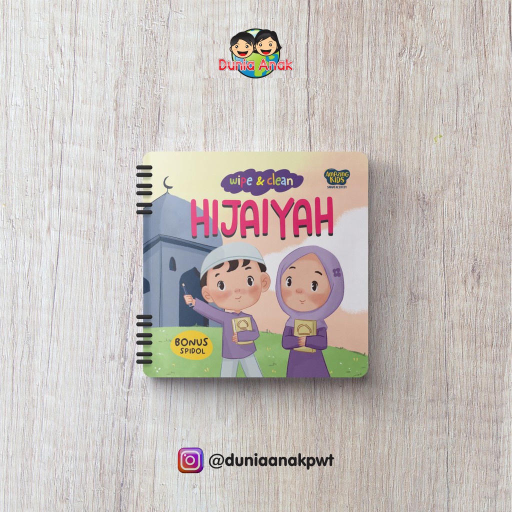 

Wipe and Clean Books Amazing Kids - Hijaiyah