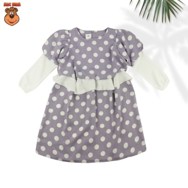 baju muslim MacBee Baju Anak Perempuan Gamis Anak Muslim Collection Nafisa - Ungu Tua Size 4 Murah B